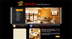 Desktop Screenshot of manamainterior.com
